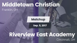 Matchup: Middletown Christian vs. Riverview East Academy  2017