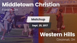 Matchup: Middletown Christian vs. Western Hills  2017