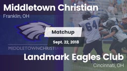 Matchup: Middletown Christian vs. Landmark Eagles Club 2018
