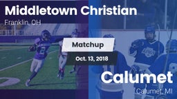 Matchup: Middletown Christian vs. Calumet  2018