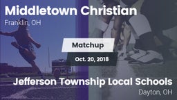 Matchup: Middletown Christian vs. Jefferson Township Local Schools 2018