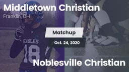 Matchup: Middletown Christian vs. Noblesville Christian 2020