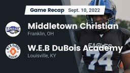 Recap: Middletown Christian  vs. W.E.B DuBois Academy 2022