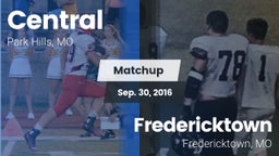 Matchup: Central vs. Fredericktown  2016