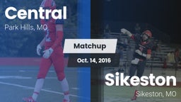 Matchup: Central vs. Sikeston  2016