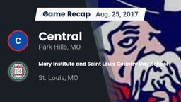 Recap: Central  vs. Mary Institute and Saint Louis Country Day School 2017