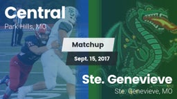 Matchup: Central vs. Ste. Genevieve  2017