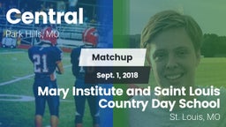 Matchup: Central vs. Mary Institute and Saint Louis Country Day School 2018