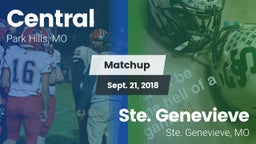 Matchup: Central vs. Ste. Genevieve  2018
