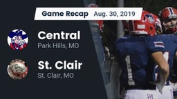 Recap: Central  vs. St. Clair  2019