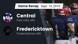 Recap: Central  vs. Fredericktown  2019