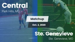 Matchup: Central vs. Ste. Genevieve  2020