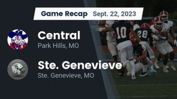Recap: Central  vs. Ste. Genevieve  2023