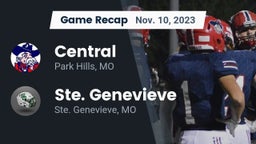 Recap: Central  vs. Ste. Genevieve  2023