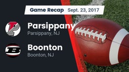 Recap: Parsippany  vs. Boonton  2017