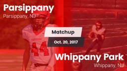 Matchup: Parsippany vs. Whippany Park  2017