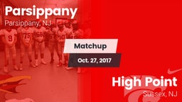 Matchup: Parsippany vs. High Point  2017