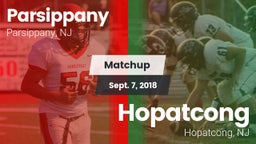 Matchup: Parsippany vs. Hopatcong  2018