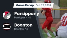 Recap: Parsippany  vs. Boonton  2018