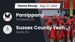 Recap: Parsippany  vs. Sussex County Tech  2022
