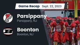 Recap: Parsippany  vs. Boonton  2023