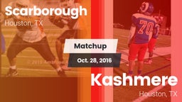 Matchup: Scarborough vs. Kashmere  2016