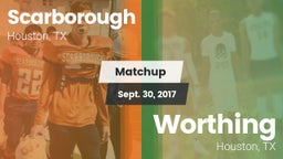 Matchup: Scarborough vs. Worthing  2017
