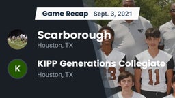 Recap: Scarborough  vs. KIPP Generations Collegiate 2021