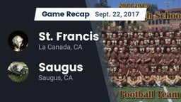 Recap: St. Francis  vs. Saugus  2017