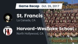 Recap: St. Francis  vs. Harvard-Westlake School 2017