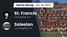 Recap: St. Francis  vs. Salesian  2017