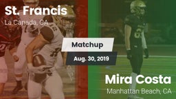 Matchup: St. Francis vs. Mira Costa  2019