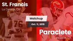 Matchup: St. Francis vs. Paraclete  2019