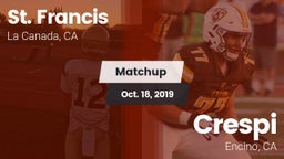 Matchup: St. Francis vs. Crespi  2019