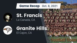 Recap: St. Francis  vs. Granite Hills  2021