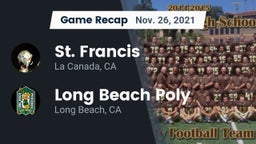 Recap: St. Francis  vs. Long Beach Poly  2021