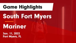 South Fort Myers  vs Mariner  Game Highlights - Jan. 11, 2022