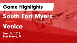 South Fort Myers  vs Venice  Game Highlights - Jan. 21, 2022