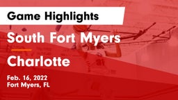 South Fort Myers  vs Charlotte  Game Highlights - Feb. 16, 2022