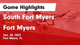 South Fort Myers  vs Fort Myers  Game Highlights - Jan. 20, 2023
