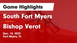 South Fort Myers  vs Bishop Verot  Game Highlights - Dec. 14, 2023