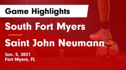 South Fort Myers  vs Saint John Neumann Game Highlights - Jan. 5, 2021