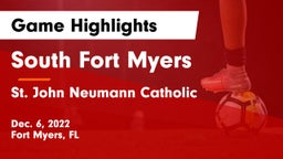 South Fort Myers  vs St. John Neumann Catholic  Game Highlights - Dec. 6, 2022