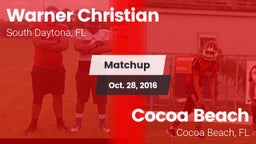 Matchup: Warner Christian vs. Cocoa Beach  2016
