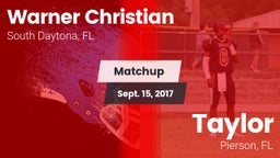 Matchup: Warner Christian vs. Taylor  2017