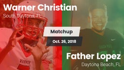 Matchup: Warner Christian vs. Father Lopez  2018