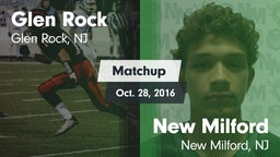 Matchup: Glen Rock vs. New Milford  2016