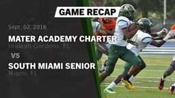 Recap: Mater Academy Charter  vs. South Miami Senior  2016