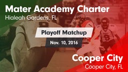 Matchup: Mater Academy Charte vs. Cooper City  2016