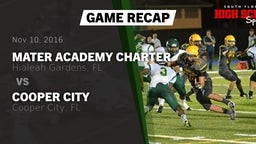 Recap: Mater Academy Charter  vs. Cooper City  2016